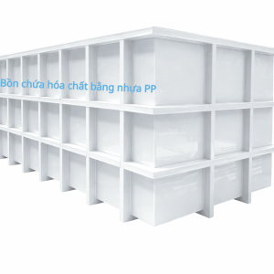 Bồn chứa hóa chất bằng nhựa PP, dung tích lớn, dùng để chứa chất lỏng hóa học