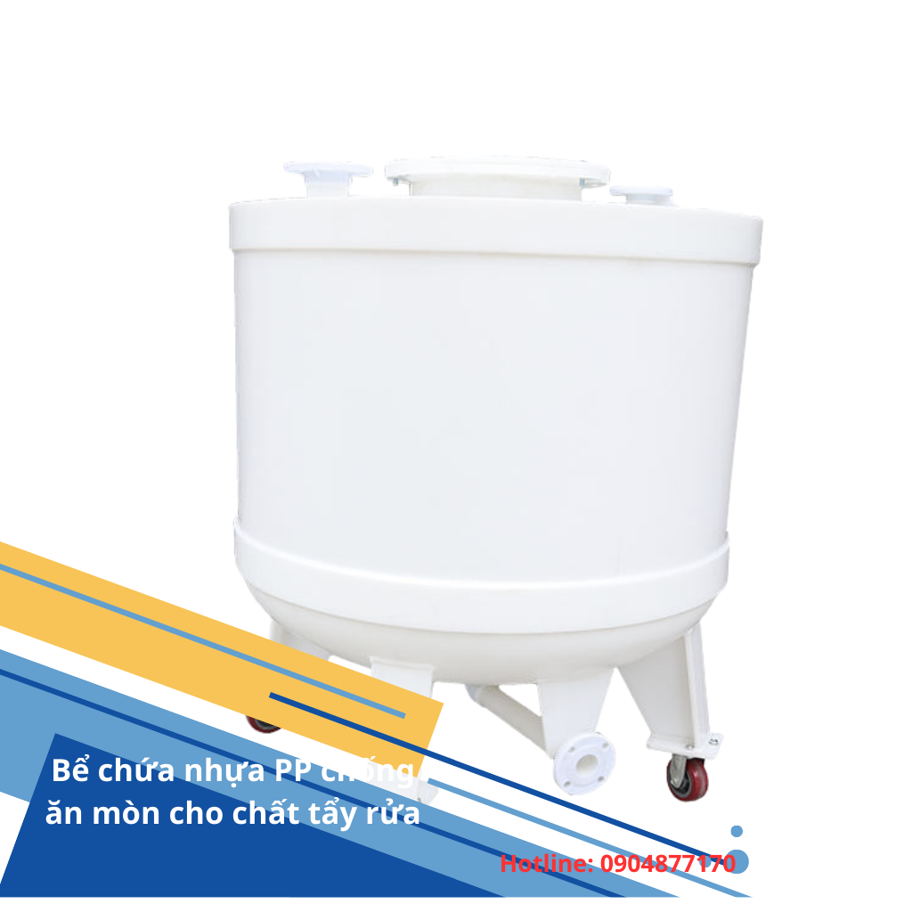 Bể chứa nhựa PP chống ăn mòn cho chất tẩy rửa, xà phòng lỏng và gel tắm