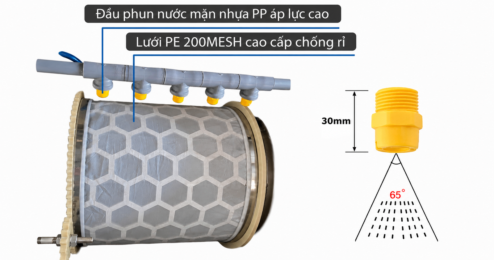 Bể nhựa PP công nghiệp trong hệ thống RAS thủy sản
