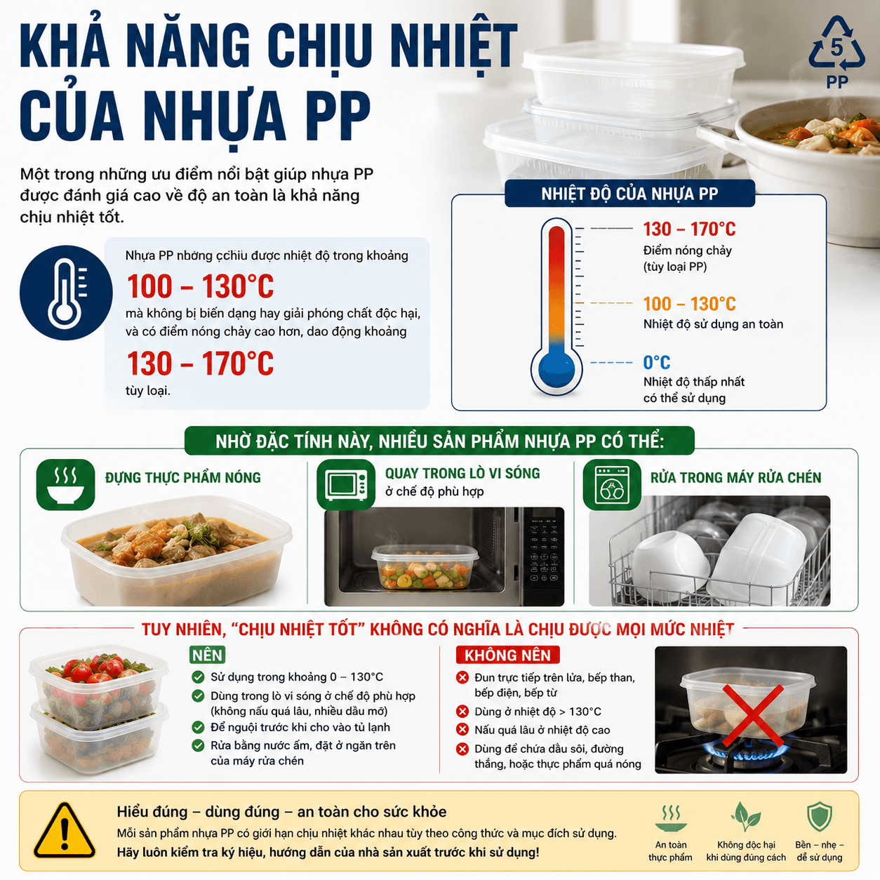 Nhựa PP Có An Toàn Không? Giải Đáp Chi Tiết
