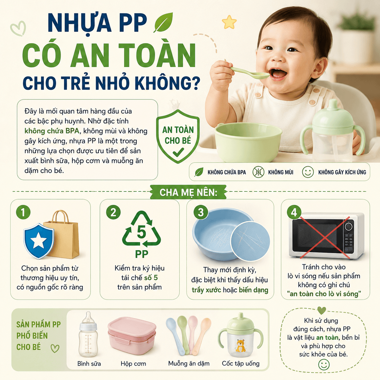 Nhựa PP: Có An Toàn Cho Sức Khỏe Và Môi Trường?